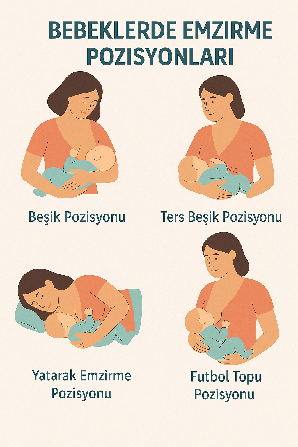 Bebeklerde Emzirme Pozisyonları